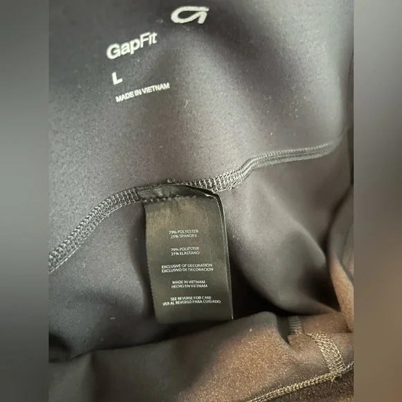 GAP Black GapFit Leggings 7/8 length - Picture 5 of 7